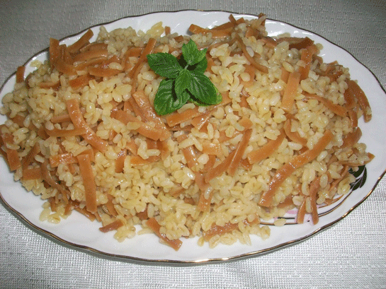 Erişteli Bulgur Pilavı Tarifi ve Malzemeleri