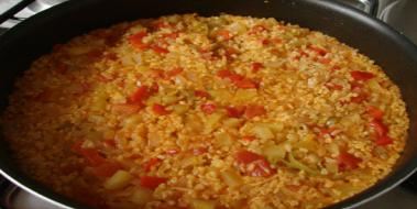 Biberli Bulgur Pilavı Tarifi ve Malzemeleri Biberli Bulgur Pilavı Tarifi